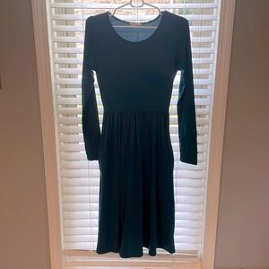 MIDI/ LONG TEAL DRESS